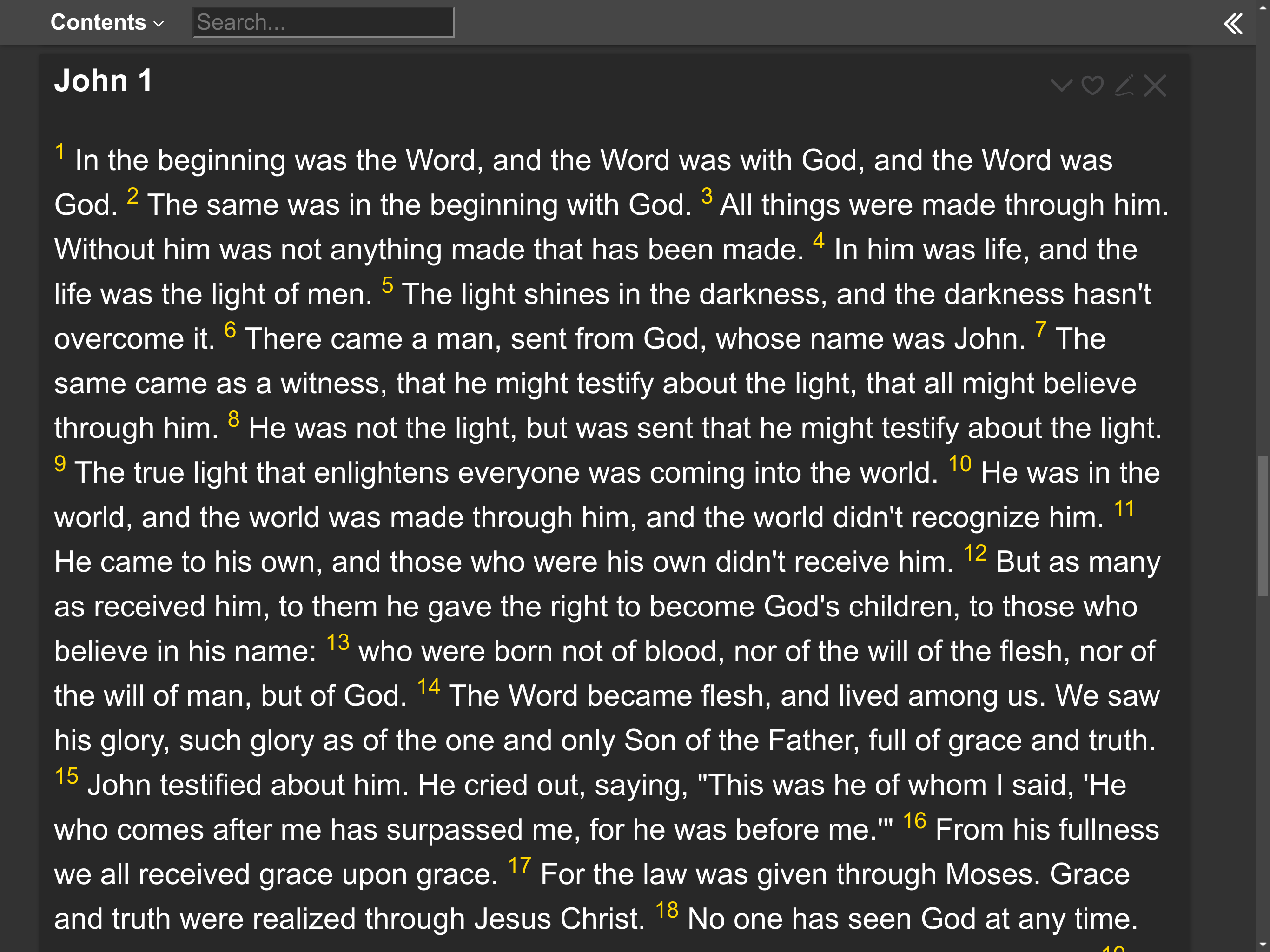 World English Bible John 1